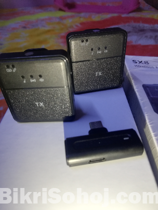 ওয়ারলেস মাইক্রোফোন SX8